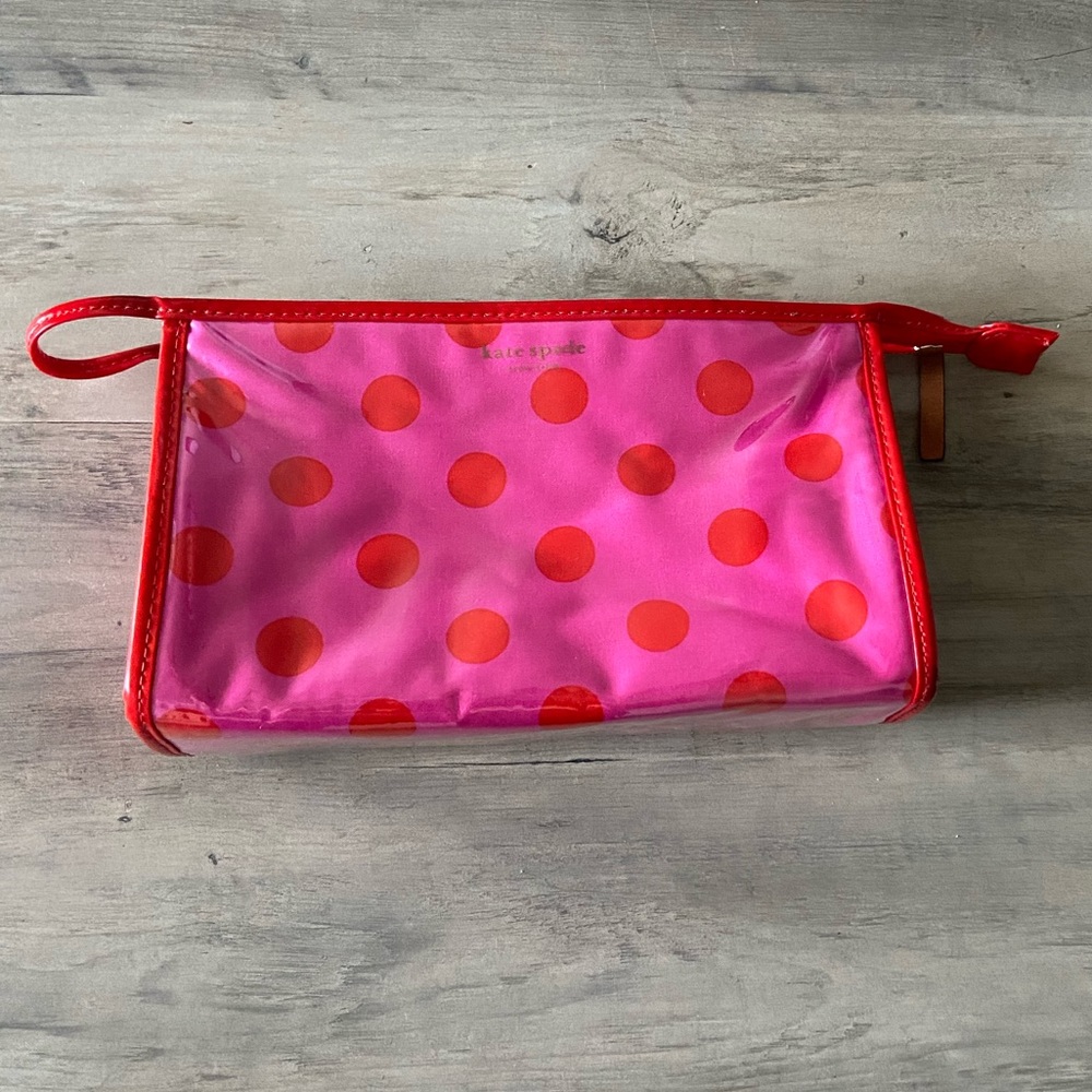 Kate Spade Polka Dot Cosmetic Bag